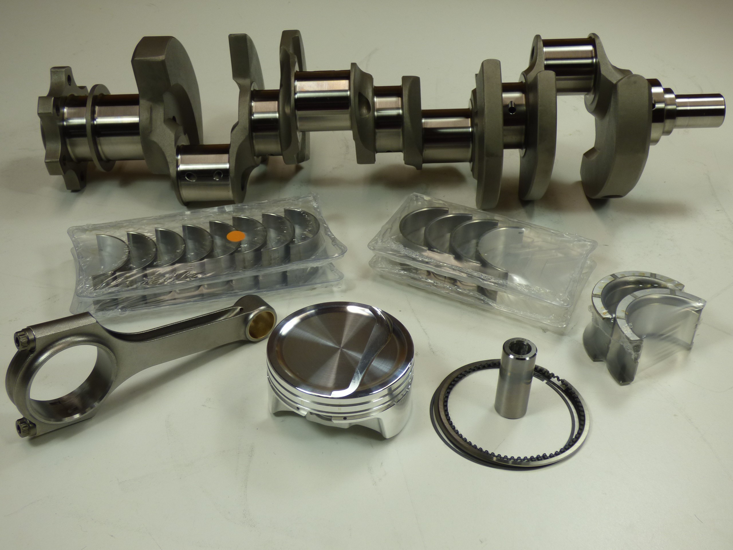 SBC Lunati XL Xtreme Lightweight 434 C.I. Rotating Assembly-Balanced- 4.155x4.000 Forged Crankshaft, Molnar H-Beam Rods, Mahle Pistons