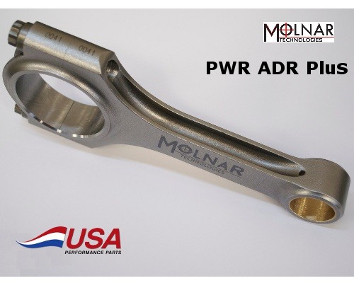 Molnar SB Chevy PWR ADR +PLUS H-Beam Stroker Rods - 6.000in, TURBO, Supercharged, N2O, 2.100 journal, .927 pin for Ultra-High Boost 2500-3000HP