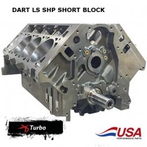 LS Assembled Short Block - 427 cid BOOSTED Dart SHP Lunati, CP, XD Rods, 20+lb Boost
